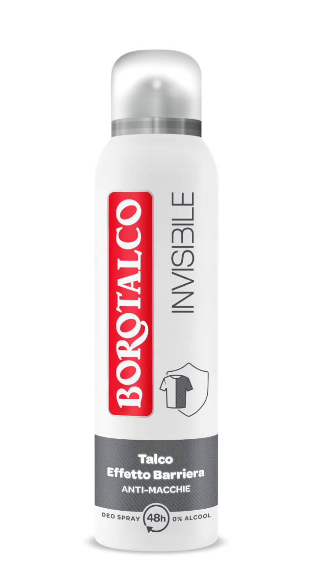 Borotalco Deodorante Spray Invisibile Grigio 150ml-1