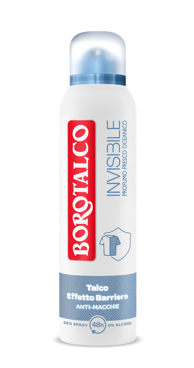 Borotalco Deodorante Spray Invisibile Azzurro 150ml-1