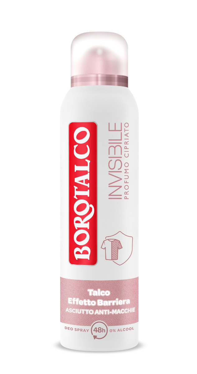 Borotalco Deodorante Spray Invisibile Rosa 150ml-1