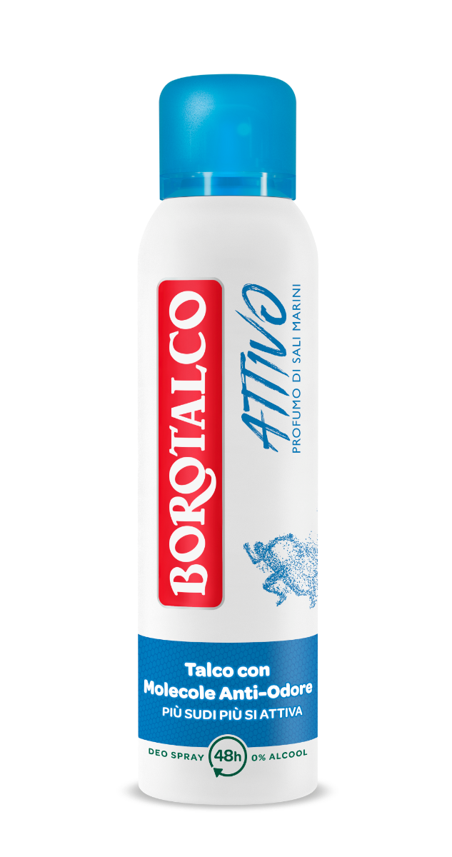 Borotalco Deodorante Spray Attivo Blu 150ml-1