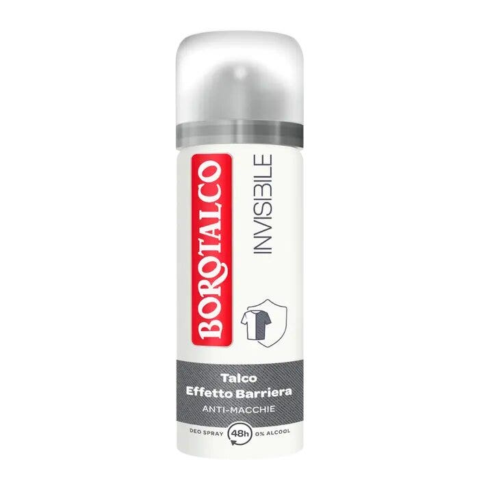 Borotalco Deodorante Spray Invisibile Grigio 50ml-1