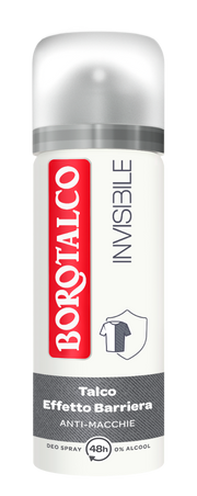 Borotalco Deodorante Spray Invisibile Grigio 50ml-1
