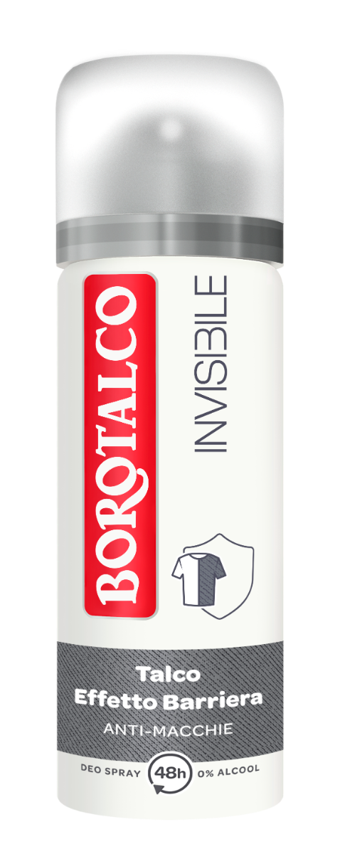 Borotalco Deodorante Spray Invisibile Grigio 50ml-1