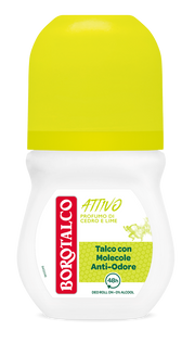 Borotalco Deo Roll Attivo Giallo 50ml-2