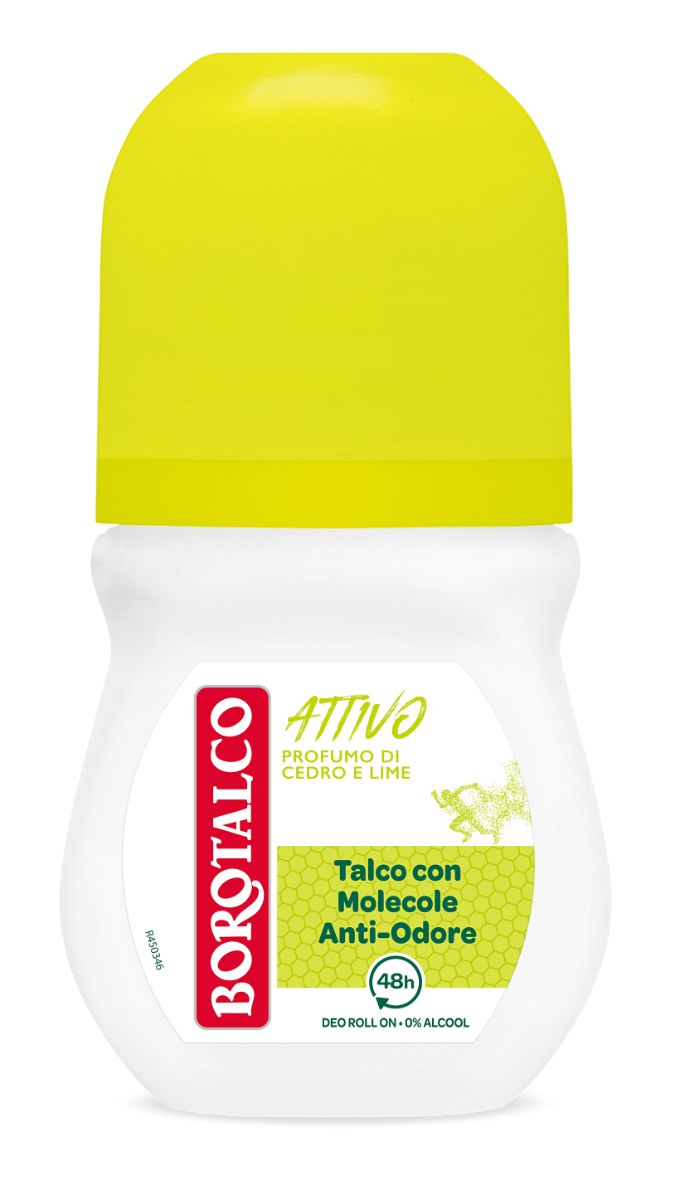 Borotalco Deo Roll Attivo Giallo 50ml-2