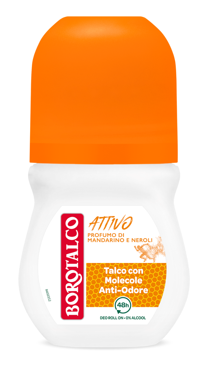 Borotalco Deo Roll Attivo Arancione 50ml-2