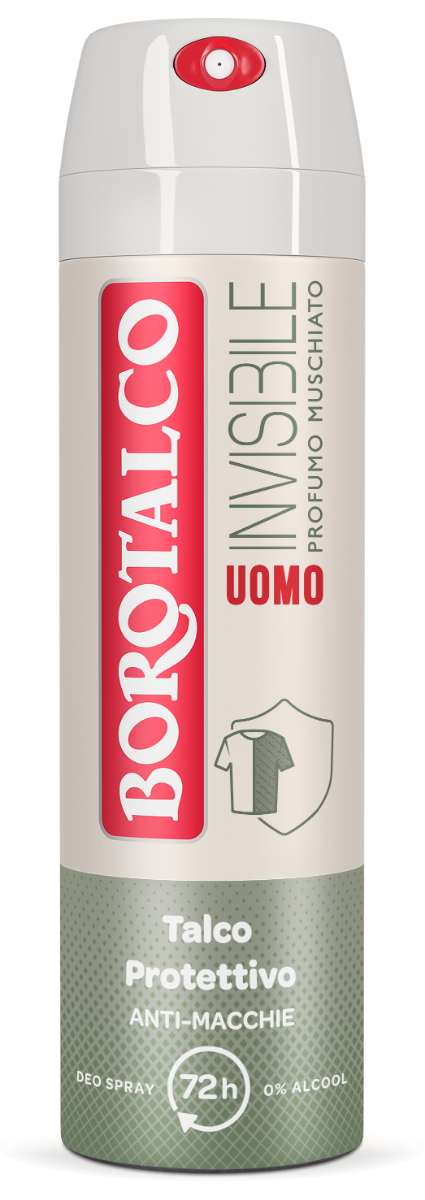 Borotalco Deodorante Uomo Spray Asciutto Invisibile 150ml-2