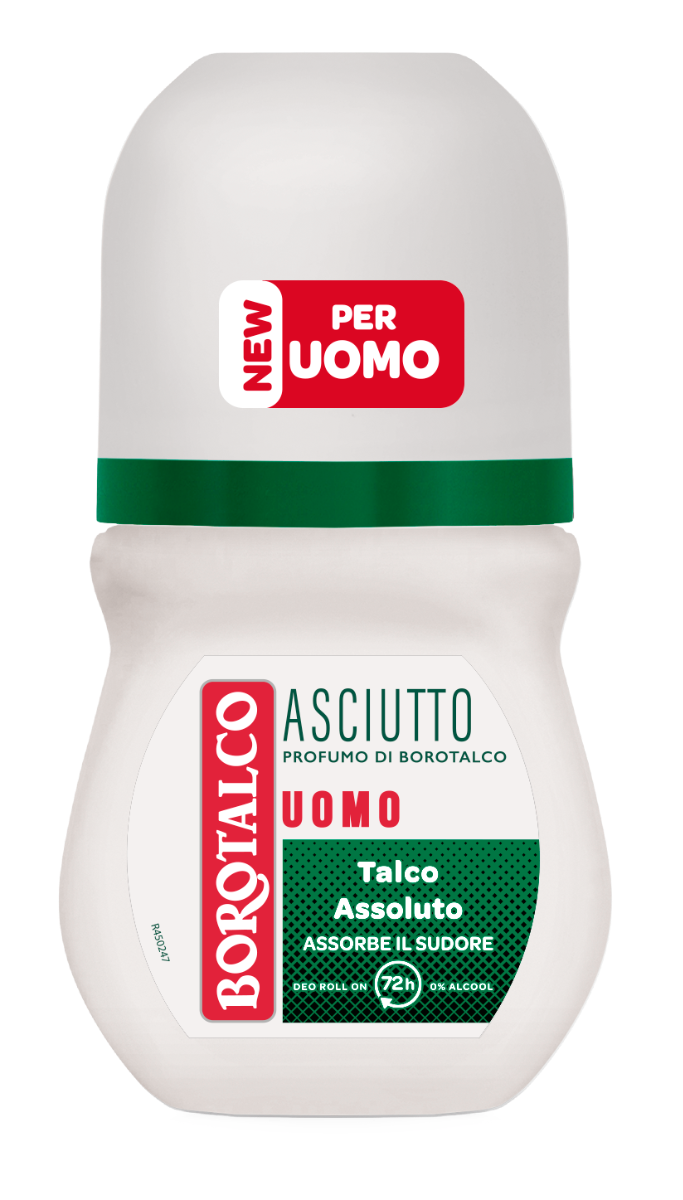 Borotalco Deodorante Uomo Roll-On Asciutto Borotalco 50ml-1