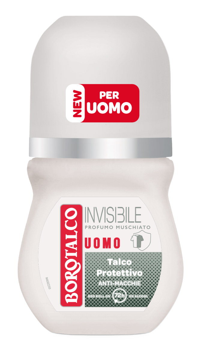 Borotalco Deodorante Uomo Roll-On Invisibile 50ml-1