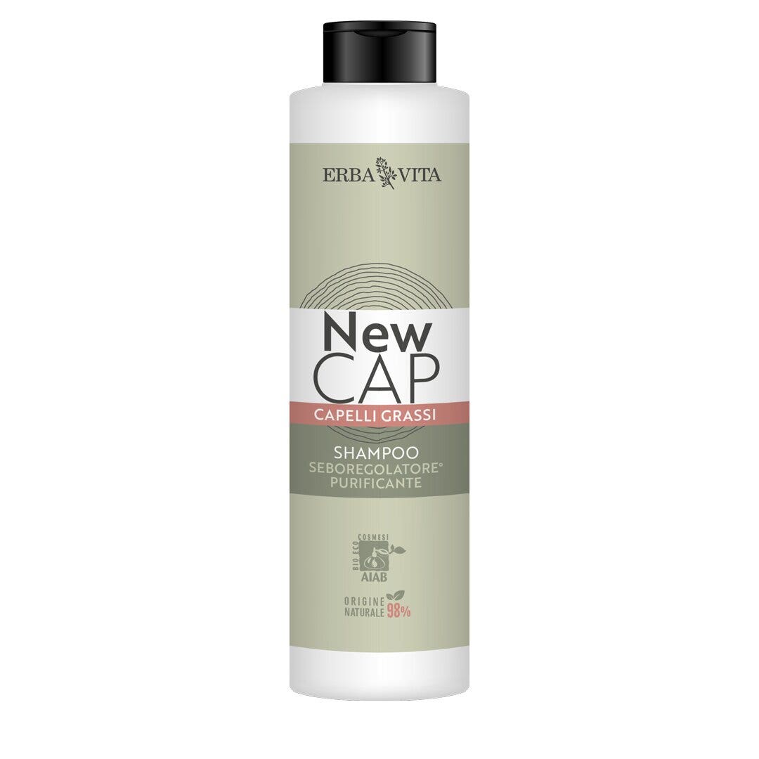 Erba Vita New Cap Shampoo Capelli Grassi 250ml-2