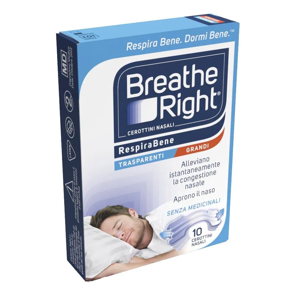 Breathe Right Cerotti Nasali Trasparenti Grandi 10 Pezzi-3