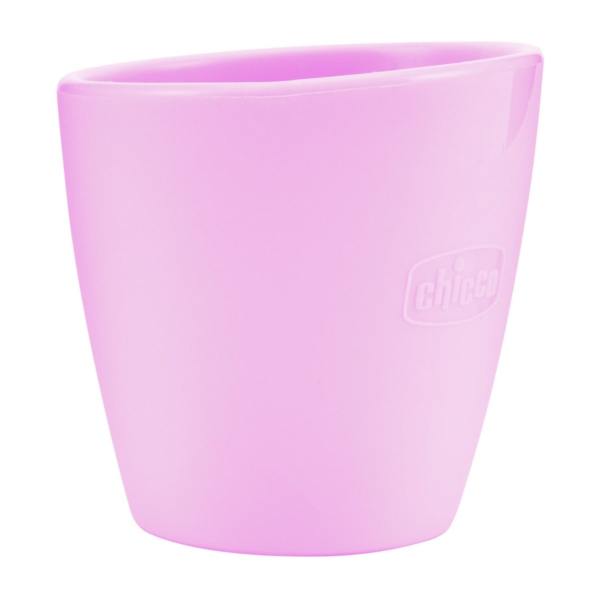 Chicco Bicchiere In Silicone Rosa 6M+-8