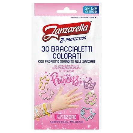 Zanzarella Braccialetti Colorati Princess 30 Pezzi-2