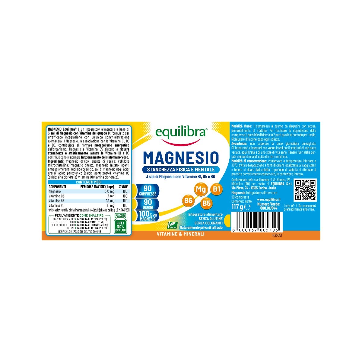 Equilibra Magnesio Integratore 90 Compresse-7