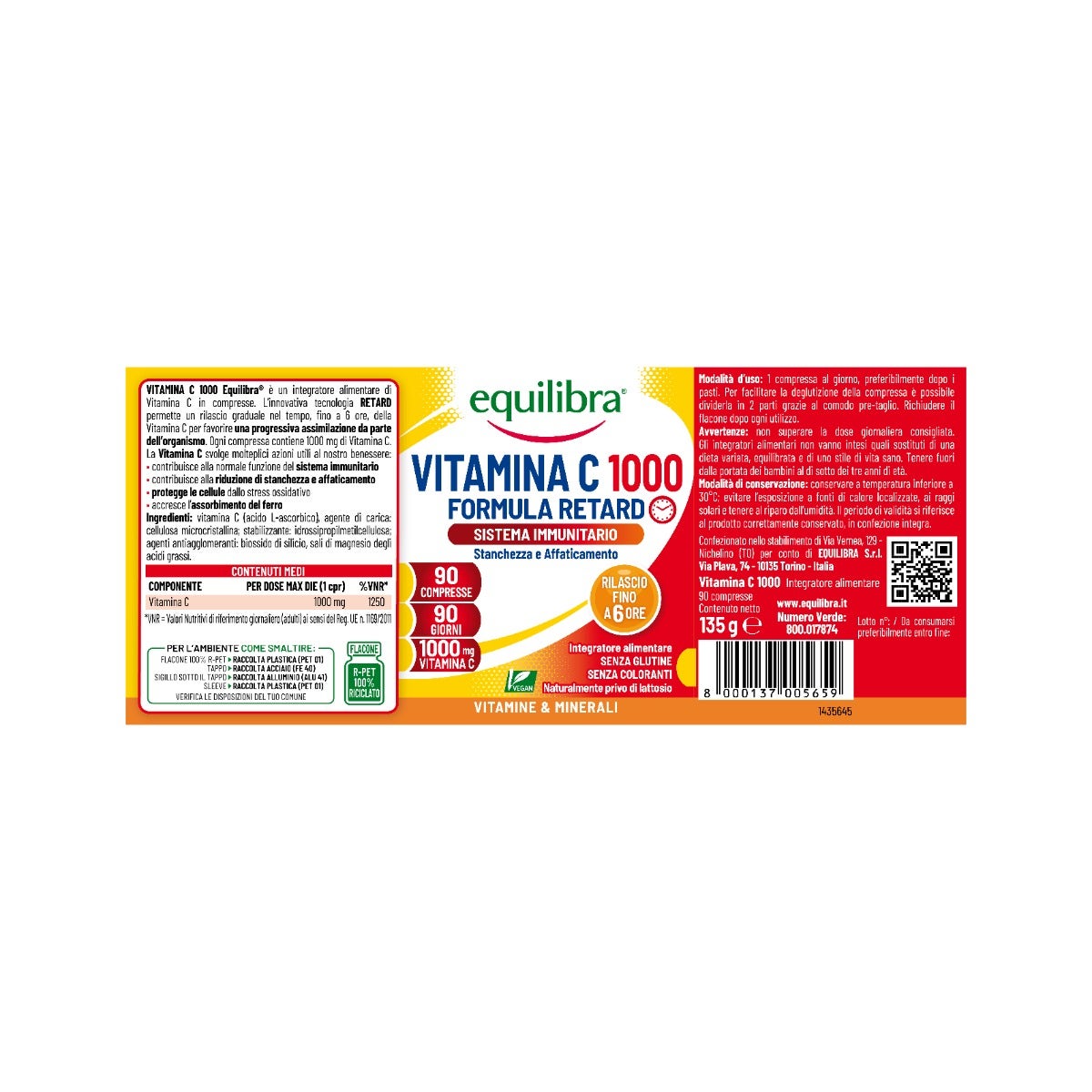 Equilibra Vitamina C 1000 90 Compresse-7