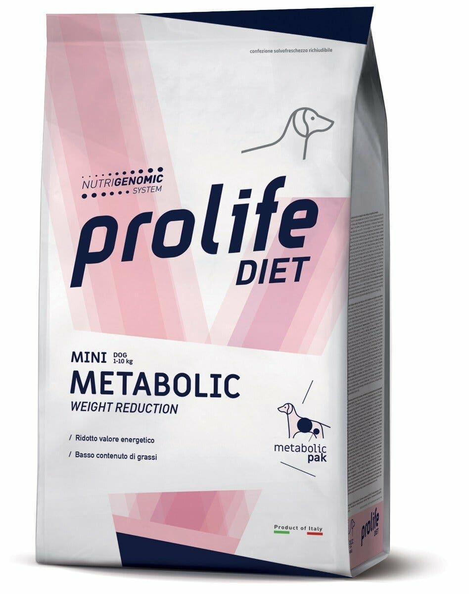 Prolife Dog Diet Metabolic Cibo Umido Per Cani Adulti Taglia Mini Sacco 500g-1