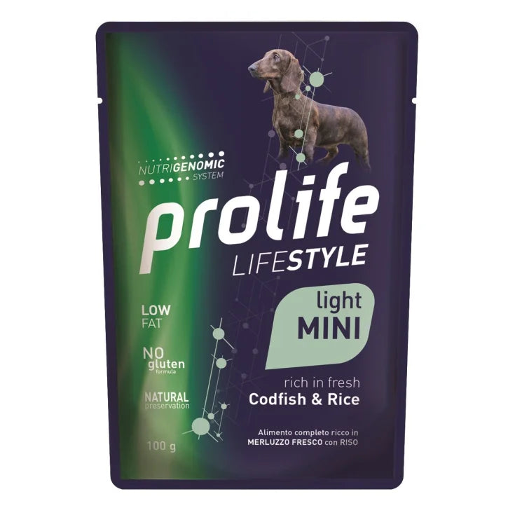 Prolife Dog Lifestyle Adult Light Codfish & Rice Mini 100 g