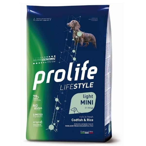 Prolife Dog Life Style Adult Mini Light Codfish & Rice 2Kg-1