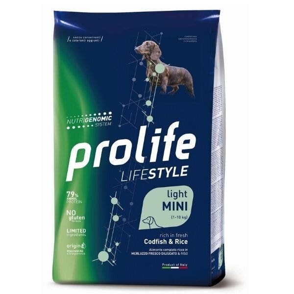 Prolife Dog Life Style Adult Mini Light Codfish & Rice 2Kg-2