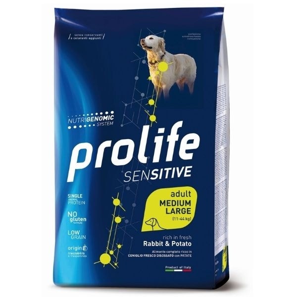 Prolife Dog Sensitive Adult Medium/Large Rabbit & Potato 2,5Kg-1