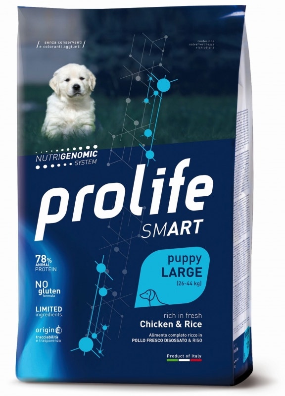 Prolife Dog Smart Chicken & Rice Cibo Secco Per Cani Cuccioli Taglia Grande Sacco 2,5 Kg-1