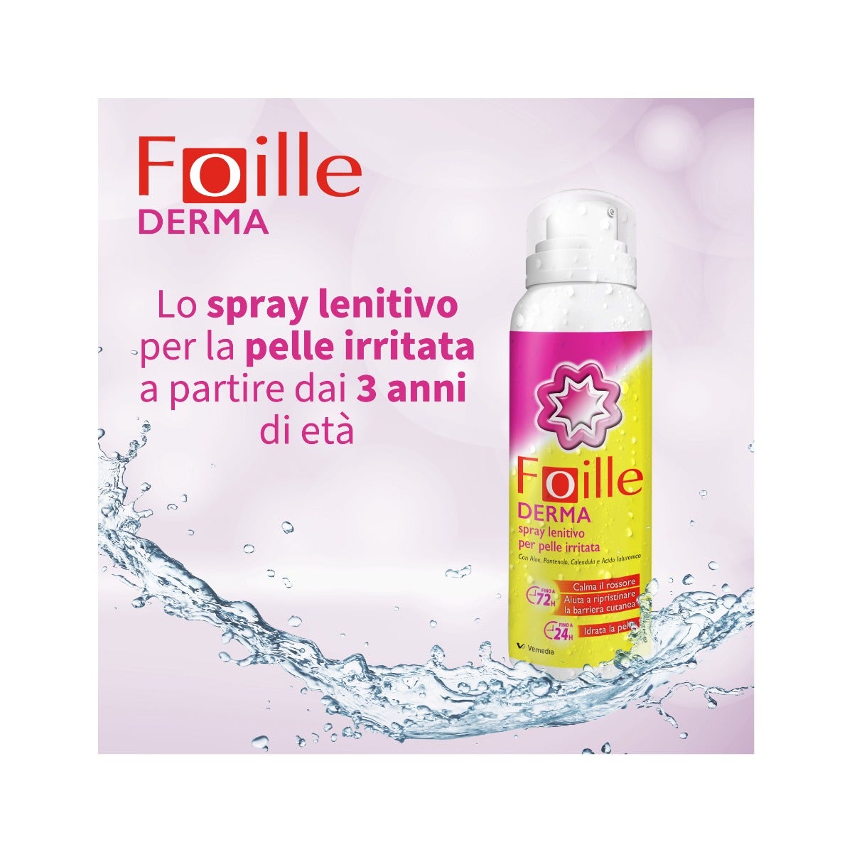 Foille Derma Spray riparatore cutaneo, doposole per pelle arrossata e secca, erogazione anche sottosopra 150ml-14