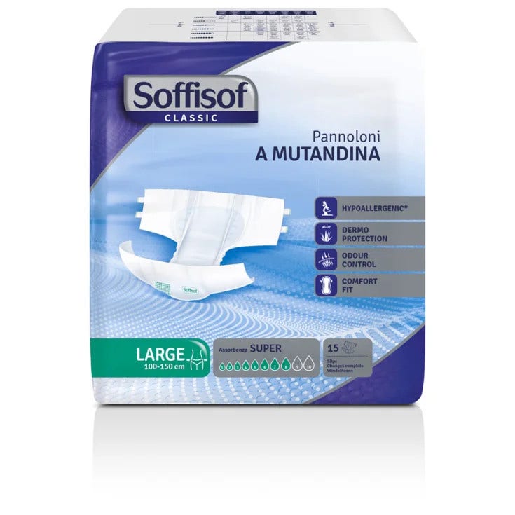 Soffisof Classic Pannolone Mutandina Super L 30 Pezzi-1