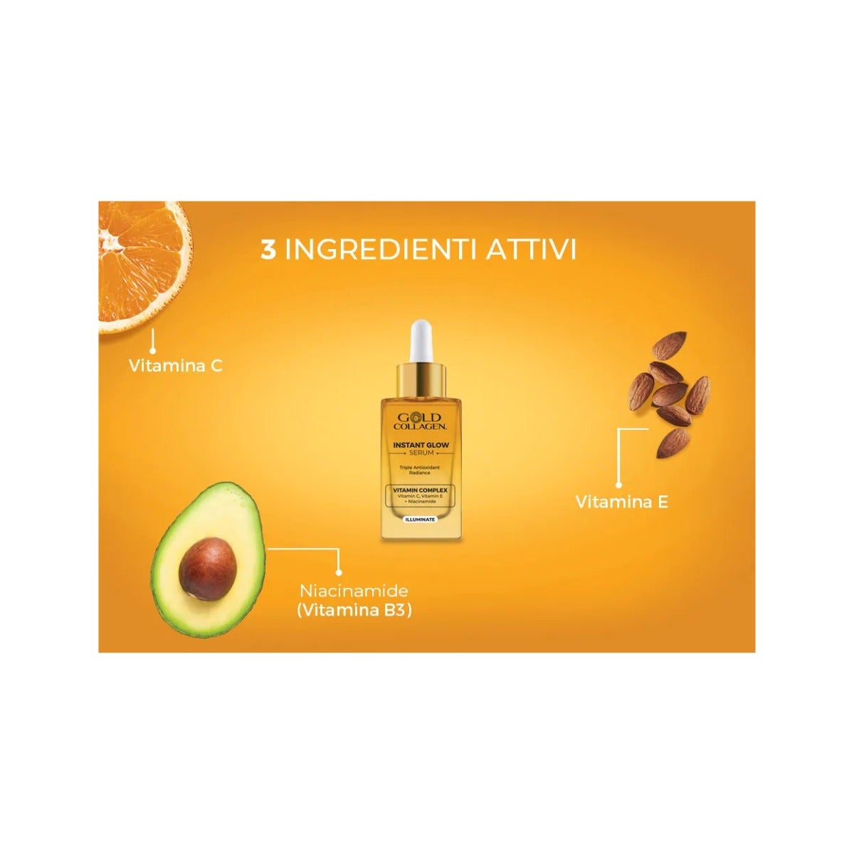 Gold Collagen Instant Glow Siero Viso 30ml-1