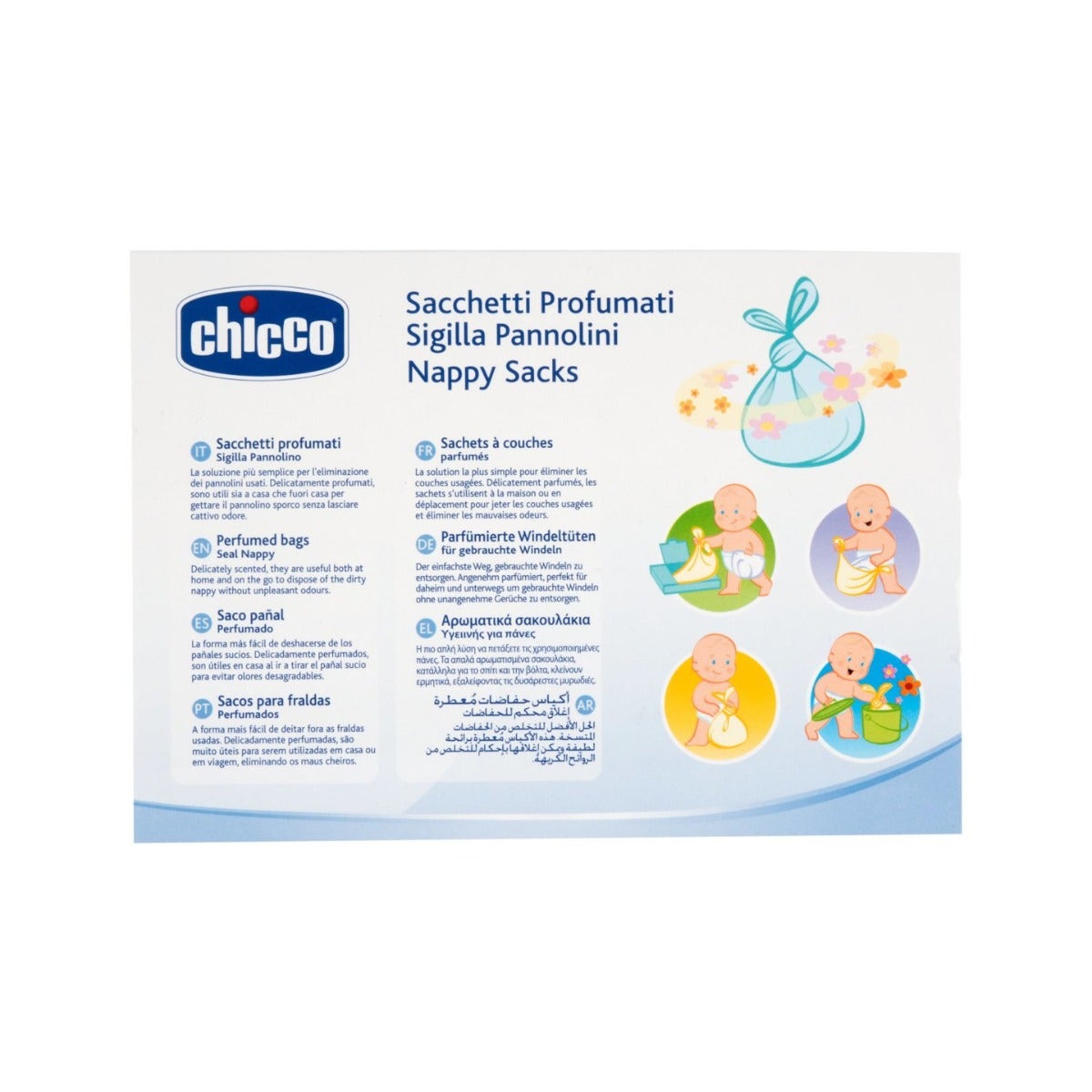 Chicco Sacchetti Profumati Pannolini 50 Pezzi-1