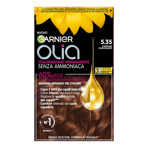 Garnier Olia Colorazione Capelli 5.35 Castano Cioccolato-0