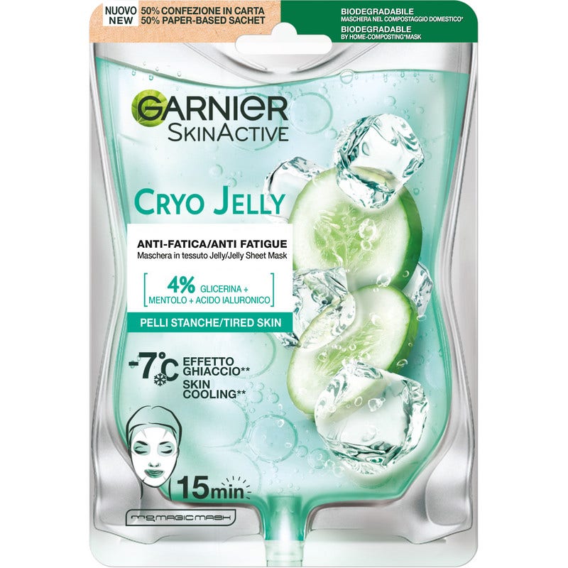 Garnier SkinActive Cryo Jelly Anti-Fatica Maschera Viso In Tessuto -1