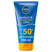 Nivea Sun Latte Solare Protect & Hydrate Ultra Fp50+ 200ml Crema Solare 50 Resistente All'acqua-8
