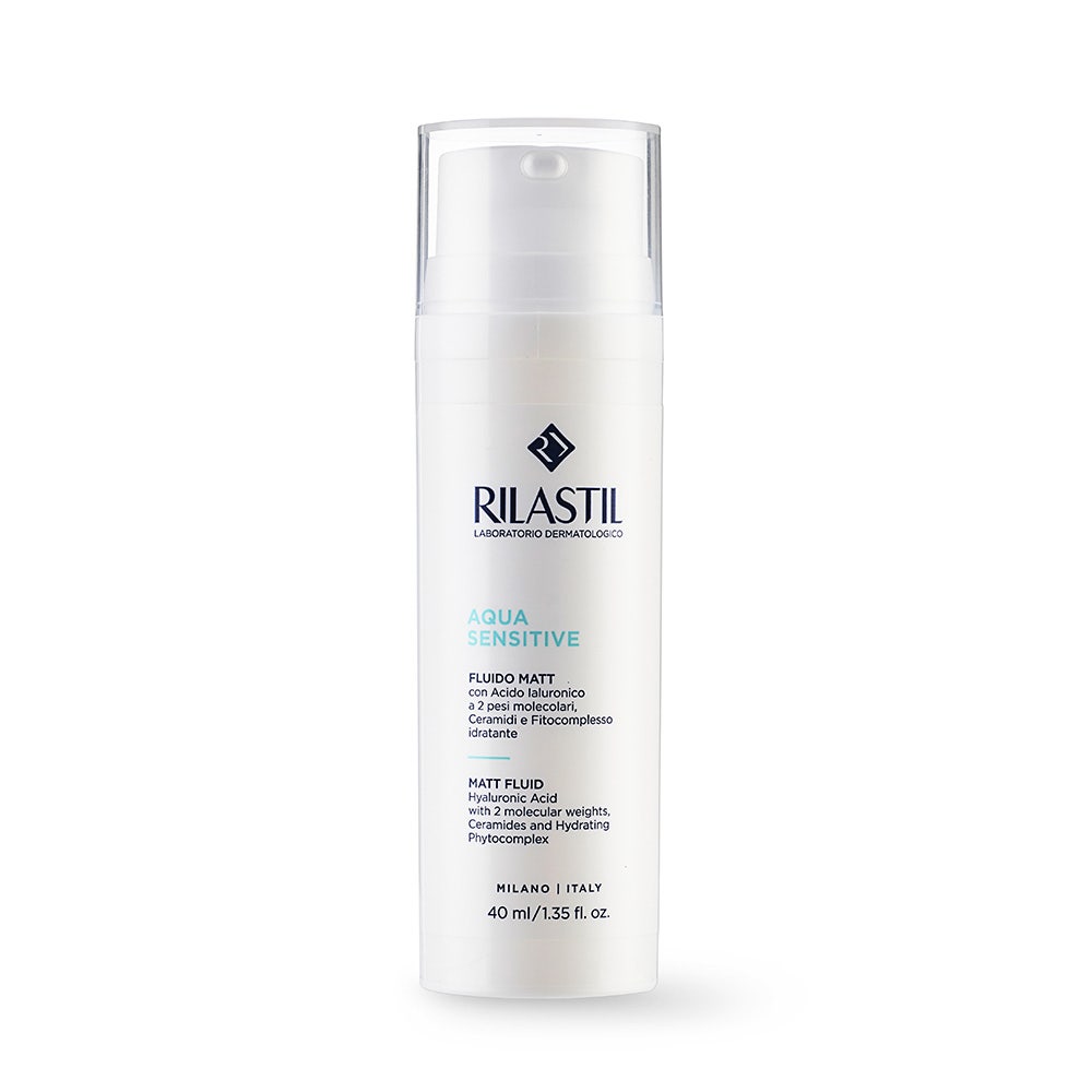 Rilastil Aqua Sensitive Fluido Matt Viso 40ml-2