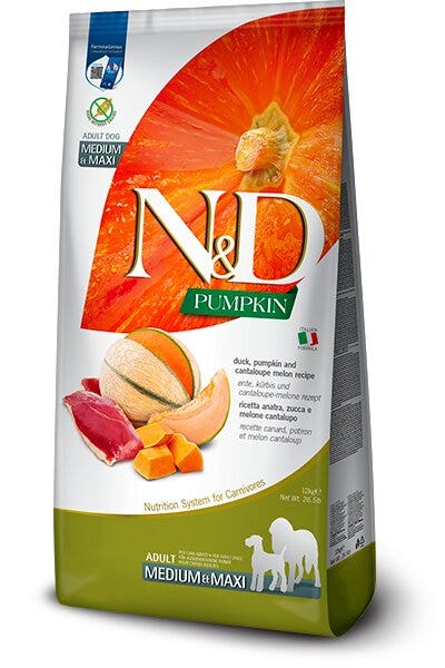 Farmina N&D Pumpkin Cibo Secco Anatra Zucca E Melone Per Cani Adulti Taglia Maxi 12kg-2