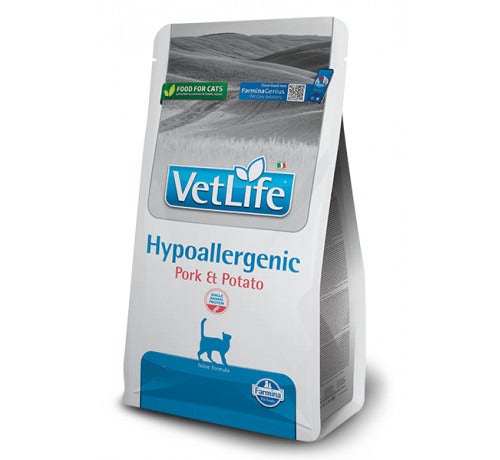 Farmina Vet Life Hypoallergenic Maiale e Patate Cibo Secco Per Gatti Sacco 1,5 Kg-1