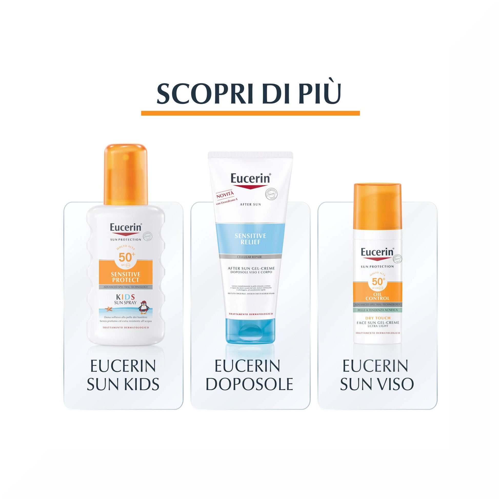 Eucerin Sun Spray Tocco Secco SPF50 200ml Protezione Solare-6
