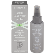 L'Erbolario Balsamo Viso Barba Capelli Acido Ialuronico Per Lui 100ml-1