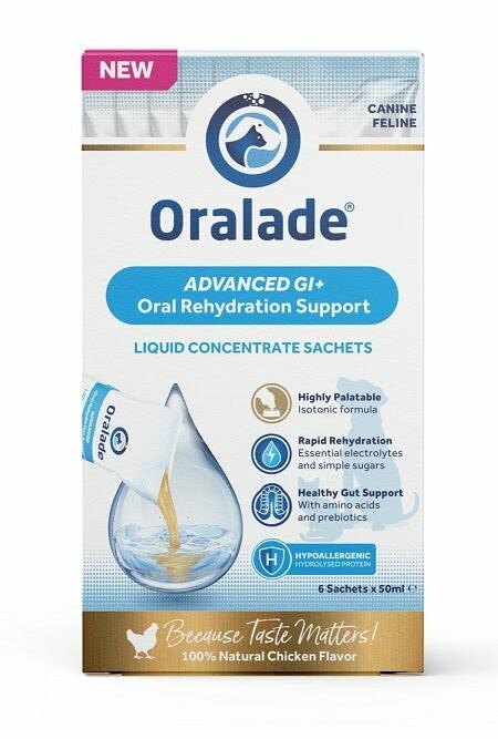 Oralade Supporto Avanzato GI+ Concentrato Per Cani/Gatti 6 Buste Da 50g-2