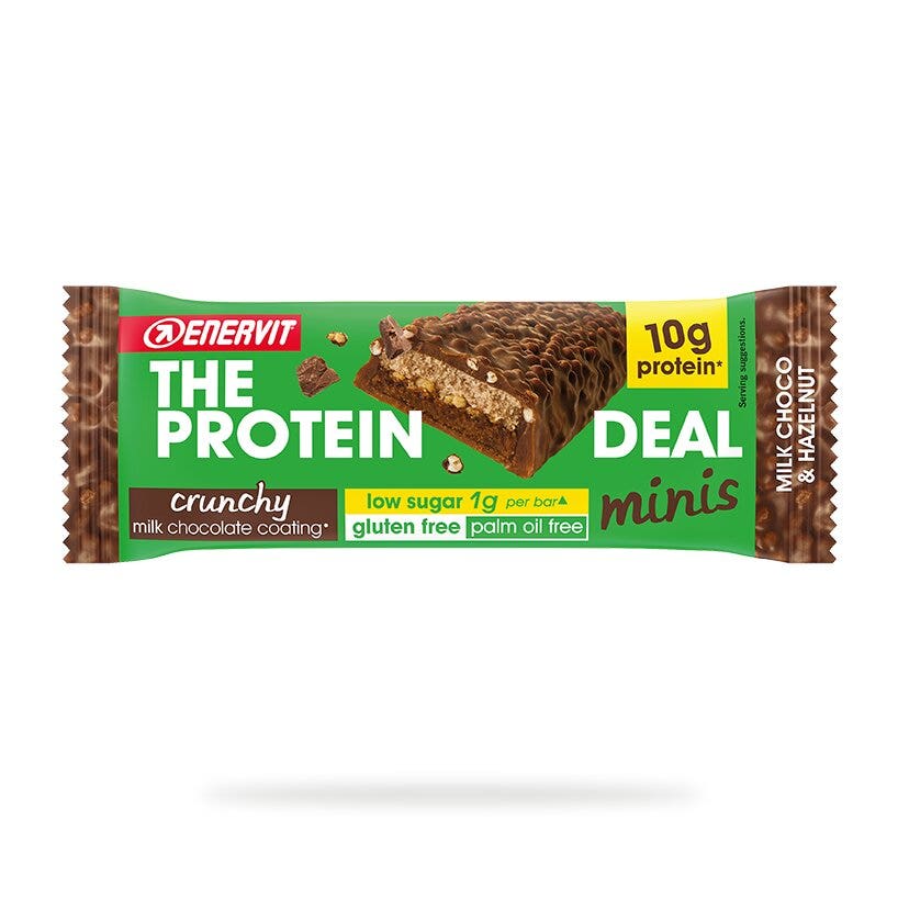 Enervit Protein Bar Crunchy Minis Hazelnut 33g-1