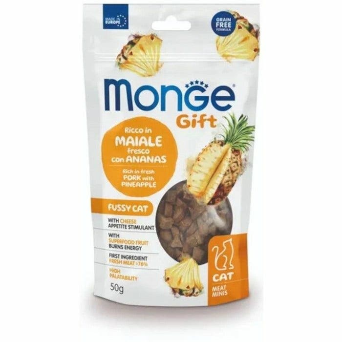 Monge Meat Minis Snack Per Gatti Coniglio Fresco Con Mela 50g-1