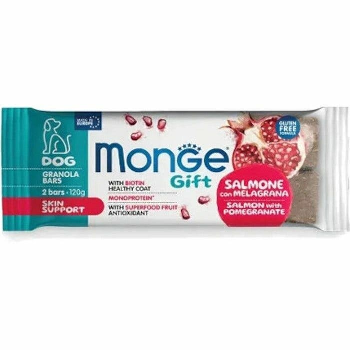 Monge Granola Bars Skin Support Per Cani Adulti Salmone Con Melagrana 120g-1