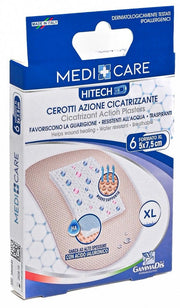 Cerotto Medicare Cicatrizzanti 7,5x5 6 Pezzi-0