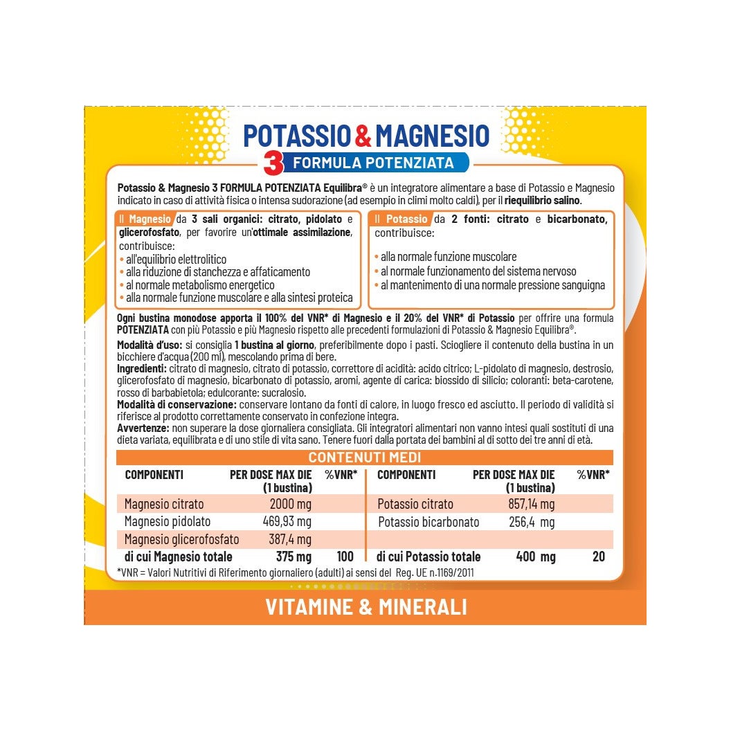 Equilibra Potassio & Magnesio 3 Sali 20 Bustine-8