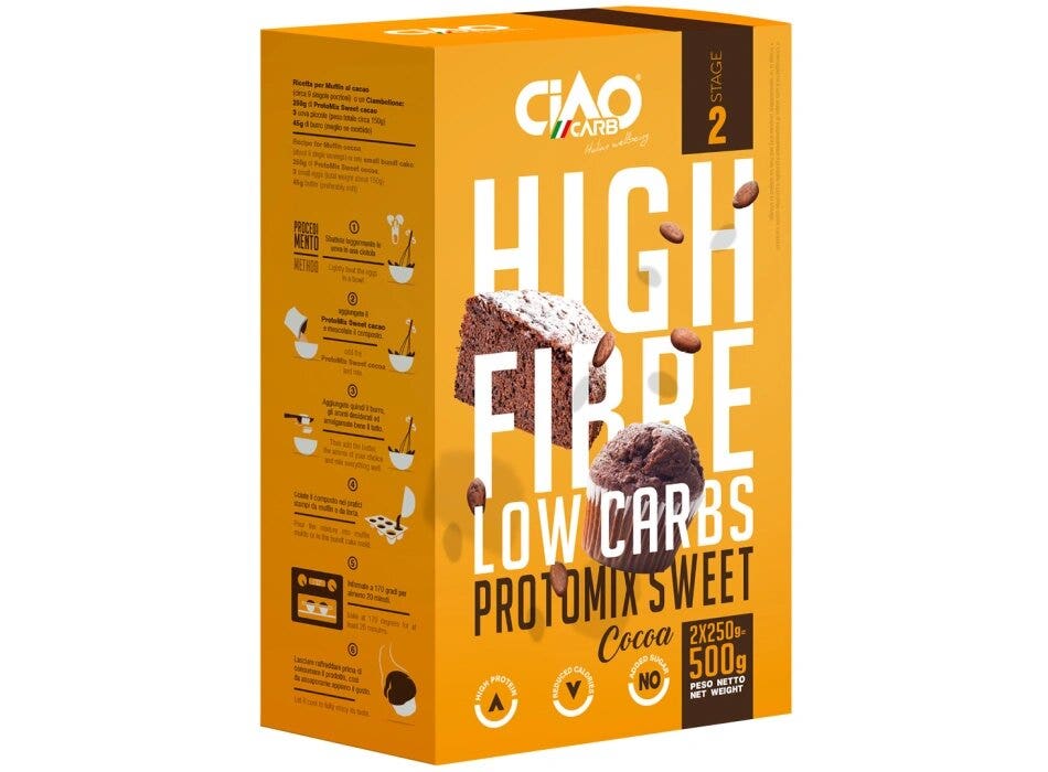 Ciao Carb High Fibre Low Carbs Protomix Sweet 500g-1