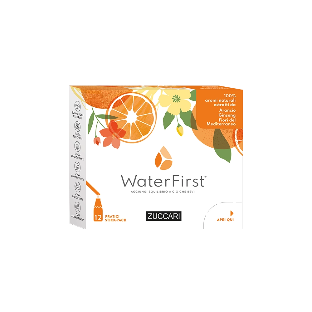 Zuccari WaterFirst Arancio/Ginseng/Fiori Del Mediterraneo 12 Stick