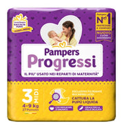 Pampers Progressi Taglia 3 Midi (4-9 kg) 27 Pezzi-1