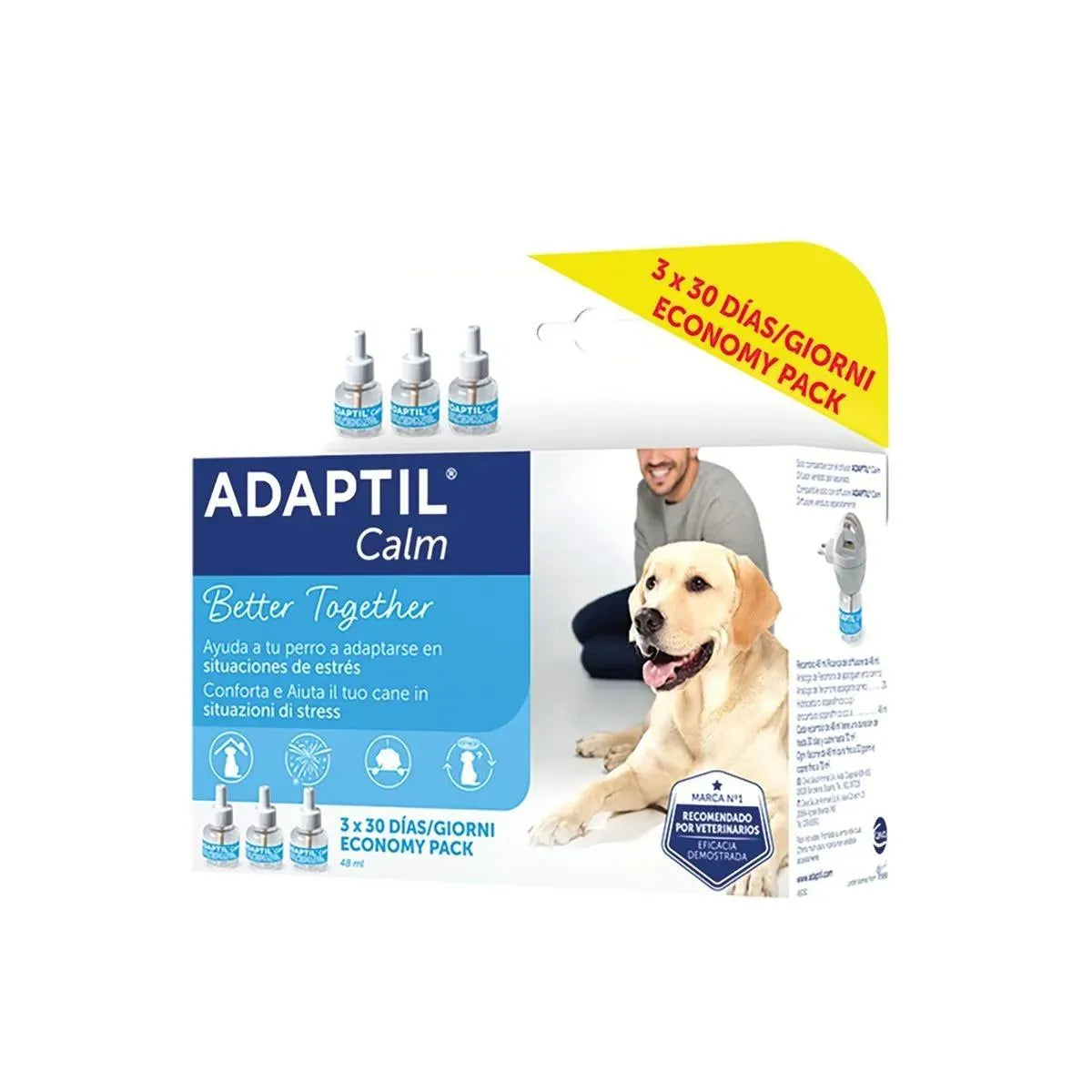 Adaptil Calm Calmante Per Cani Ricarica 3 Pezzi