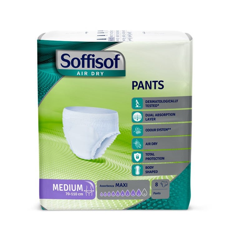 Soffisof Air Dry Pants Maxi Taglia Medium 8 Pezzi-2