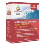 Colours Of Life Magnesio E Potassio 100% Citrati Con 9 Vitamina B 14 Stickpack-3