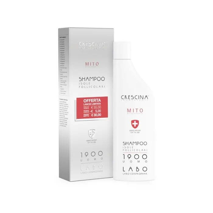 Crescina Shampoo Isole Follicolari Mito 1900 Uomo150ml-2